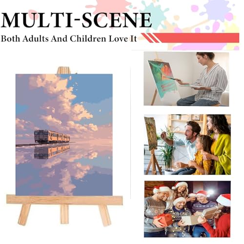 GXGLLPZBY Sky Strain Painting by Numbers for Adults Beginner,15.7X19.7 inch - color: PB333-1