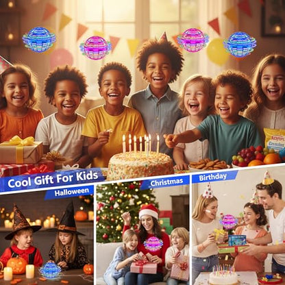 Flying Orb Ball Toys for Kids,2026 Upgraded Magic Flying Cosmic - color: Blue