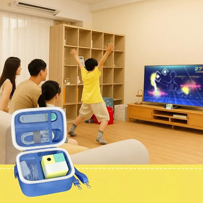 Againmore Case Compatible with Nex Playground Active Play System, Video Game Console Storage Holder Bag with Custom Slots for Device, HDMI Power Cord, Remote Control and Accessories-Blue(Box Only) - style: Blue Case