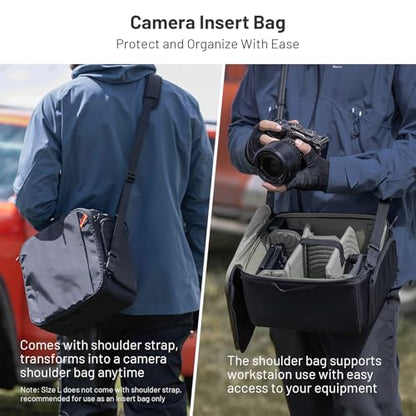 PGYTECH Small Camera Insert Protection Bag Camera Soft Padded Bag Handbag - size: S