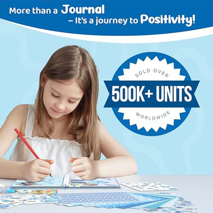 Jackinthebox Calming Journal Kit for Girls, DIY Crafts, Scrapbook Toys Set - color: Blue
