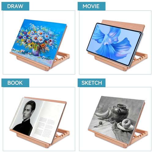 Miratuso Tabletop Easel Painting Easel, Art Drawing & Sketching Board - style: A3 Upgrade