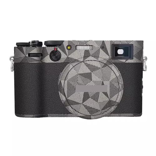 Anti-Scratch Camera Cover Skin Sticker for Fujifilm X100V Protector Vinyl Film Skin Protective Decoration(Triangle Titanium) - color: Triangle Titanium