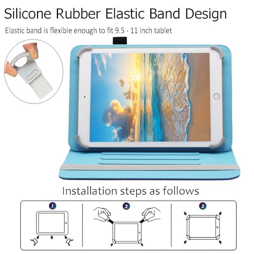 Universal 10 10.1 11 Inch Android 16 15 Tablet Case Cover - color: 03 Blue Space