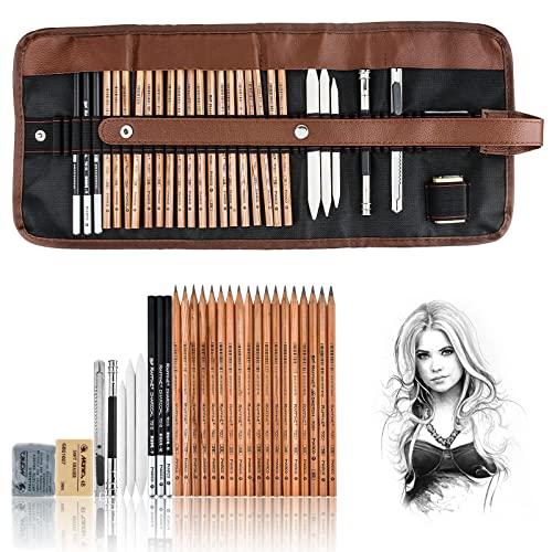 YunQiDeer Drawing Pencils Art Supplies for Beginners & Adults