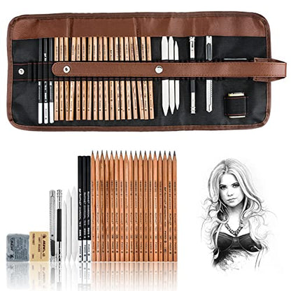 YunQiDeer Drawing Pencils Art Supplies for Beginners & Adults