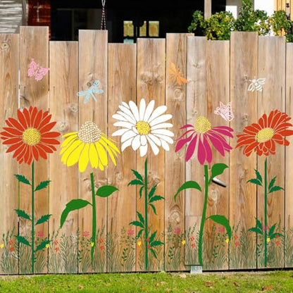 Large Flower Stencils for Painting Flower Stencils for Walls - style: Daisy Coneflower