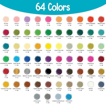 Chalkola 64 Water Color Paint Set for Adults, Kids & Professional Artists - color: 64 Watercolor Set