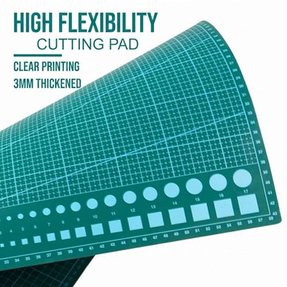 Self Healing Sewing Mat - A4 (9"x12"), 5-Ply PVC Construction