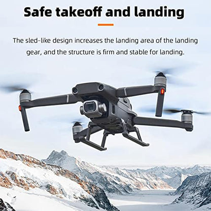 Drone Folding Landing Gear, Foldable Height Raised Landing Leg Protector ABS Quick Release Height Extension Support Leg for Mavic 2 Zoom Pro