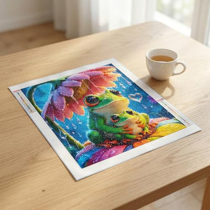 YCZO 5D Frog Diamond Art Painting Kits for Adults Beginners-12x12Inch