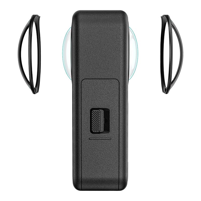 Lens Guard/Lens Protective Cover Compatible with DJI Osmo 360/Osmo 360 II, High-definition Anti-Scratch,Waterproof Dustproof (PC Material) - color: PC Material
