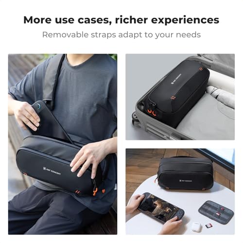 K&F CONCEPT Camera Sling Bag, Water-Resistant Crossbody Bag with Dividers