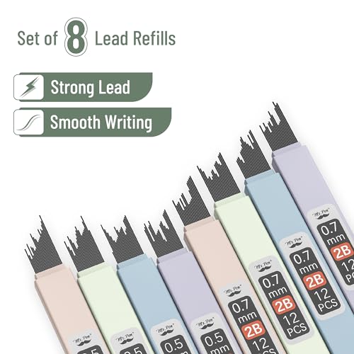 Mr. Pen- Pastel Mechanical Pencil Set with Lead Refills & Erasers, 4 Pack