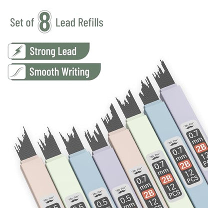 Mr. Pen- Pastel Mechanical Pencil Set with Lead Refills & Erasers, 4 Pack