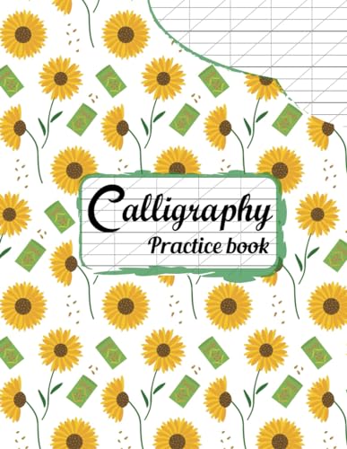 Calligraphy Practice Notebook : Tracing Paper for Calligraphy and Handwriting Practice: 8.5x11 inches, 120 pages Lined Calligraphy Paper Notebook