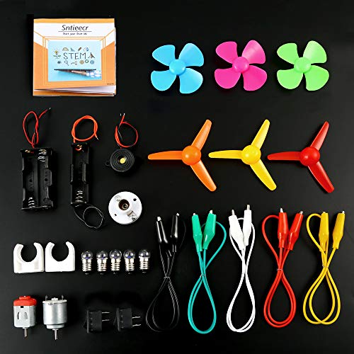 Sntieecr Electric Circuit Motor Kit, Science Experiment Educational Kit - style: Electric Motor Kit (Bagged)