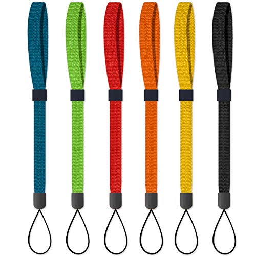 AMUU Wrist Lanyard Strap String 6pcs Flashlight Lanyards for USB Keys - color: 6 Pack-6colors