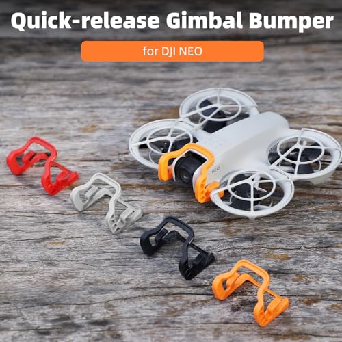 Gimbal Bumper Guard for DJI Neo Accessories, Anti-Collision Lens Protection Guard Bar for DJI Neo Drone Camera - color: Red