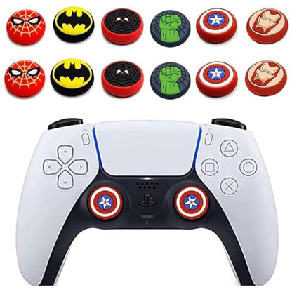 12Pcs Analog Thumb Grip Stick Cover, Wireless Controllers Game Remote Joystick Cap