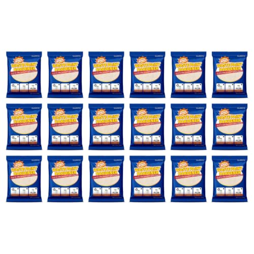GLAINTE Waste Away Paint Hardener for Water-based Paint 18 Packs - size: 63 Ounce (Pack of 1)