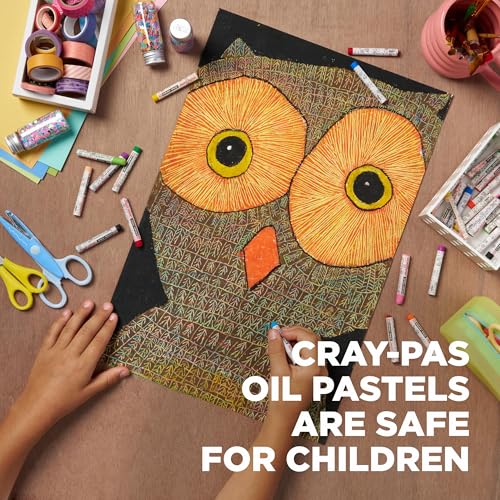 SAKURA Cray-Pas Junior Artist Oil Pastel Set, 50 Sticks - style: 50 Count (Pack of 1)