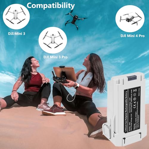 Fantasyo Mini 3/Mini 4 Pro Battery Intelligent Flight Mini 3 Battery 1 Pack 3850mAh Compatible with DJI Mini 3 Pro,Mini 3,Mini 4 Pro Drone
