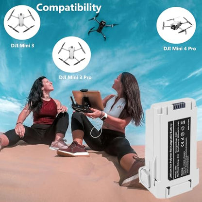 Fantasyo Mini 3/Mini 4 Pro Battery Intelligent Flight Mini 3 Battery 1 Pack 3850mAh Compatible with DJI Mini 3 Pro,Mini 3,Mini 4 Pro Drone