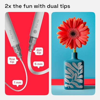 ARTISTRO Silver Dual-Tip Acrylic Paint Pens - Set of 2 - color: Silver