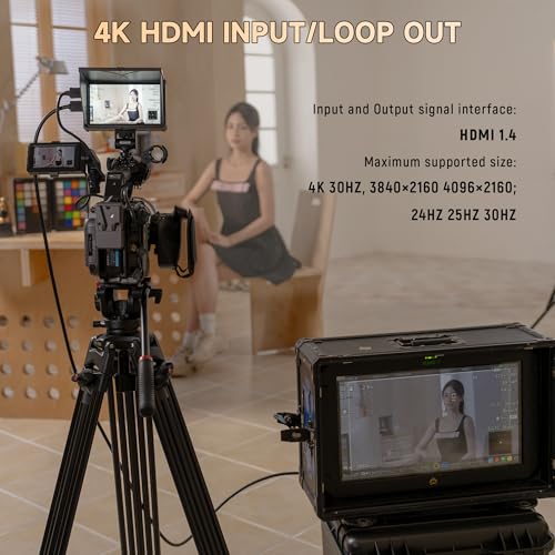 VILTROX DC-X2 2000 Nits 6 inch Touchscreen 4K HDMI Camera Field Monitor - size: DC-X2