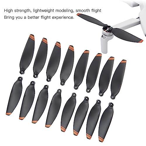 16PCS Drone Propeller Blades Props Replacement, 2.3x0.6in, Low Noise Blades, with 24 Screws 2 Screwdrivers, Stable