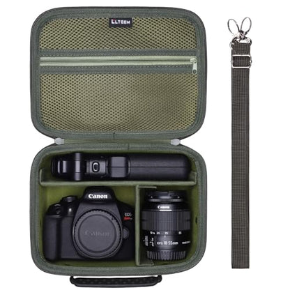 Small Camera Case Bag for Canon EOS Rebel T7/R50//R100 DSLR Camera Green - color: Green, size: Small