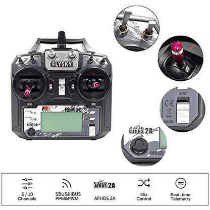 FLYSKY FS-i6X 10CH RC Transmitter w/FS-iA10B Receiver for RC Quadcopter Car