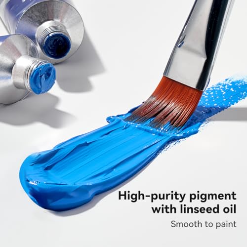 Paul Rubens Oil Paint, 20 Basic Colors*170 ml Large Professional Tubes - color: 20 colors*170ml-B