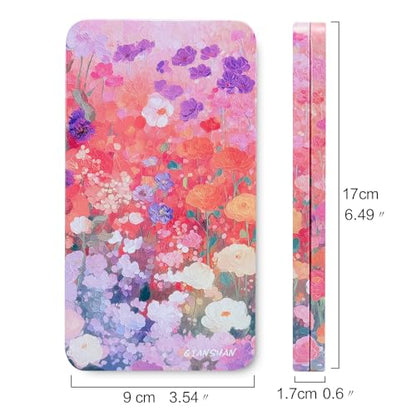 qianshan 40Pcs Empty Half Pans Watercolor Tin Palette with Magnetic Stripe - color: Blossom Paradise
