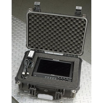 Strongway 16in. Plastic Waterproof Storage Case With Foam, Ammo Box, Fit Use of Drones, Camera, Equipments, Pistols - color: Black