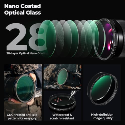 K&F CONCEPT 43mm Variable ND Filter ND2-ND32 (1-5 Stops) No X Cross - size: 43mm