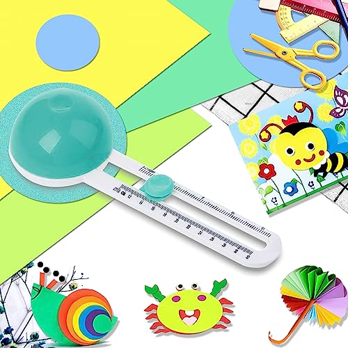 Circle Cutter, Craft Circle Cutters for Crafts, Cut Diameter 4'' to 12.5'' - color: Green