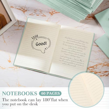 Mimorou 100 Pcs A5 Journals Notebooks Bulk,Sage Green,Lined - color: Sage Green, style: Lined