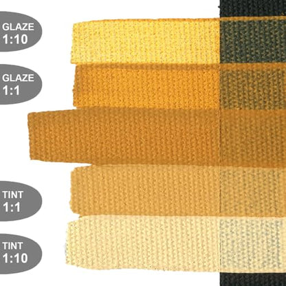GOLDEN SoFlat Matte Acrylics, Yellow Oxide, 2 fl. oz. Jar - color: Yellow Oxide, size: 2 Fl Oz (Pack of 1)