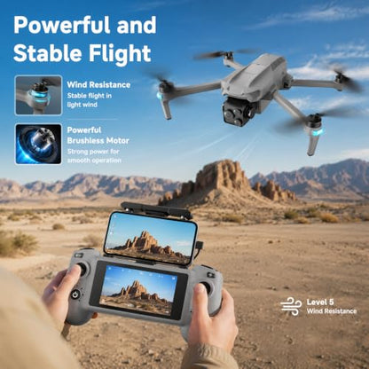 GPS Drones with Camera for Adults EIS 4K Video, 8K Photo, 60Mins Flight - color: MX02-2B