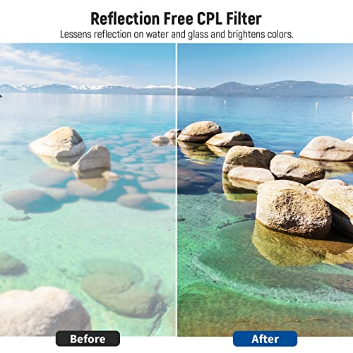 NEEWER 58mm ND Lens Filter Kit with Hood & Lens Cap - size: 58mm