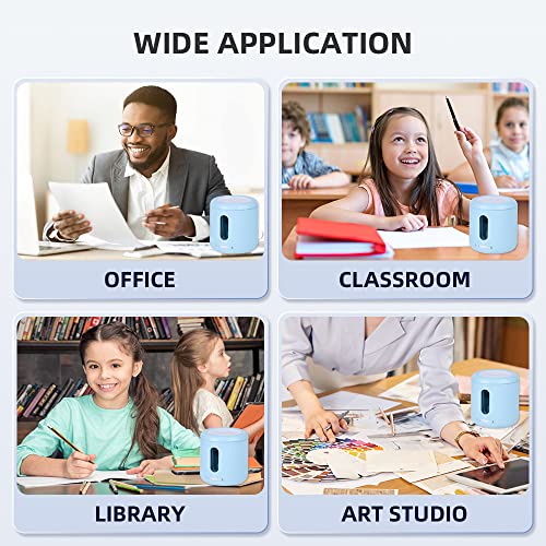 tenwin Pencil Sharpener Battery Powered, Portable, for 6-8mm Pencils - color: Blue
