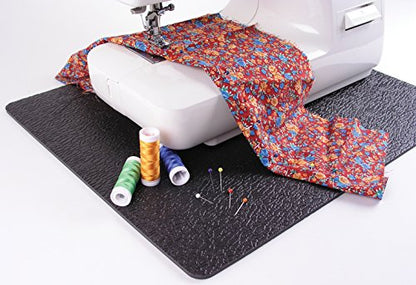 Stay-In-Place Machine Mat - 15" x 18" - Calms Vibration and Dampens Noise - size: Sewing Machine Mat - 15" x 18"