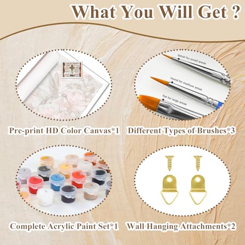 Jesus Paint by Number for Adults, Paint by Numbers Kit for Adults Beginner - color: Cross