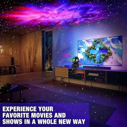 YXQUA Astronaut Galaxy Star Projector for Kids, Black Guitar - color: Black Guitar