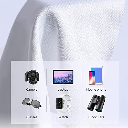 K&F Concept Microfibers Cleaning Cloths 30 Pack Individually Vacuum Wapped for Camera Lens/iPhone/Computer/iPad/LED Screen