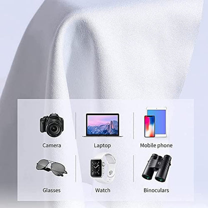 K&F Concept Microfibers Cleaning Cloths 30 Pack Individually Vacuum Wapped for Camera Lens/iPhone/Computer/iPad/LED Screen