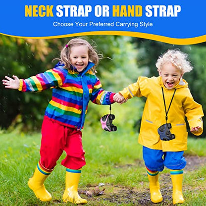 LET'S GO! Binocular for Kids, Compact High Resolution Shockproof Binoculars - color: Navy blue