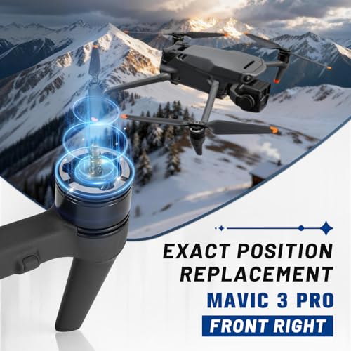 Mavic 3 Pro Motor Arm Assembly Replacement (Front Right Arm), Compatible with DJI Mavic 3 Pro Drone Spare Parts - color: Front right